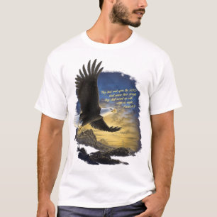 Flüge als Adler Isaiah 4031 Christlich T-Shirt