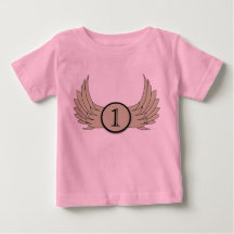Flüge (Alter 1) - Baby Fine Jersey T - Shirt 