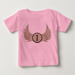Flüge (Alter 1) - Baby Fine Jersey T - Shirt 