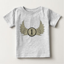 Flüge (Alter 1) - Baby Fine Jersey T - Shirt 