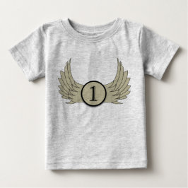 Flüge (Alter 1) - Baby Fine Jersey T - Shirt 