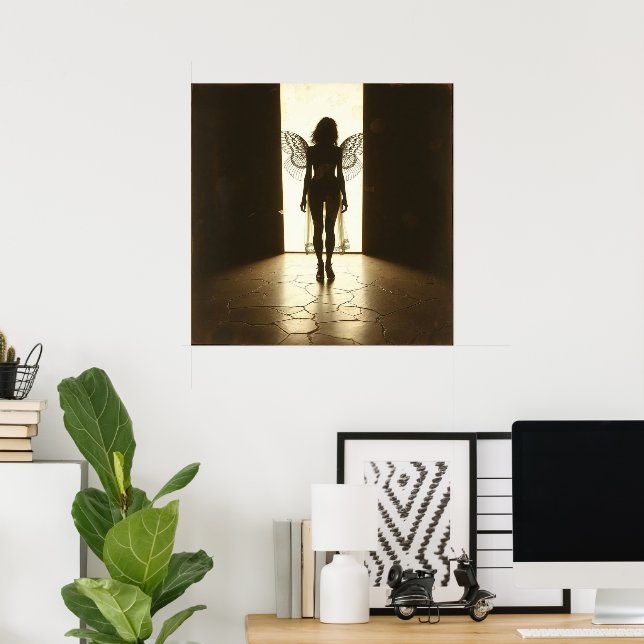 Flüge des Schattenlichtes Poster (Heimbüro)