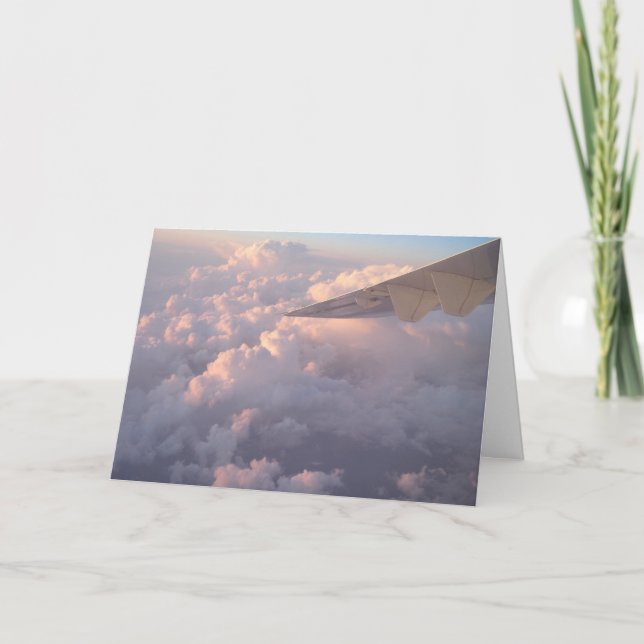 Flüge in Wolken Karte (Vorderseite)
