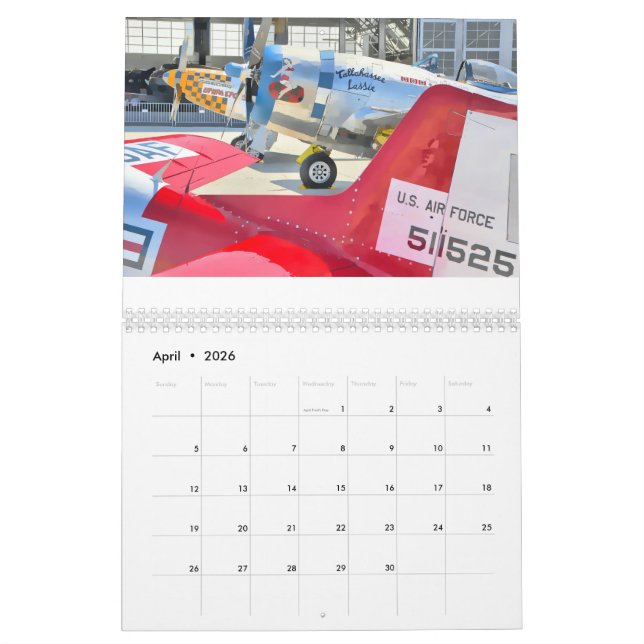 Flüge: Kalender der Luftfahrzeuge des Zweiten Welt (Apr 2026)