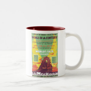 Flüge von A Century Chicago World Zweifarbige Tasse