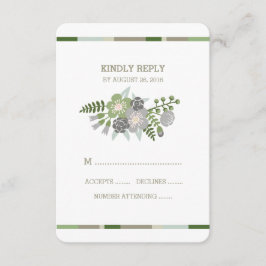 FLÜGEANTLERN | WEDD-ANTWORTKARTE RSVP KARTE