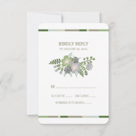 FLÜGEANTLERN | WEDD-ANTWORTKARTE RSVP KARTE