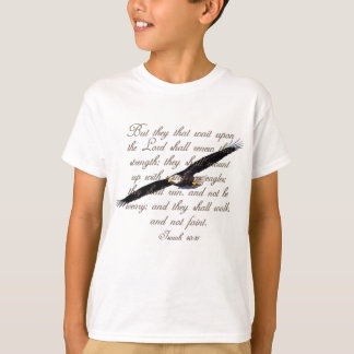 Flügel als Eagles, Jesaja-40:31 christliche Bibel T-Shirt