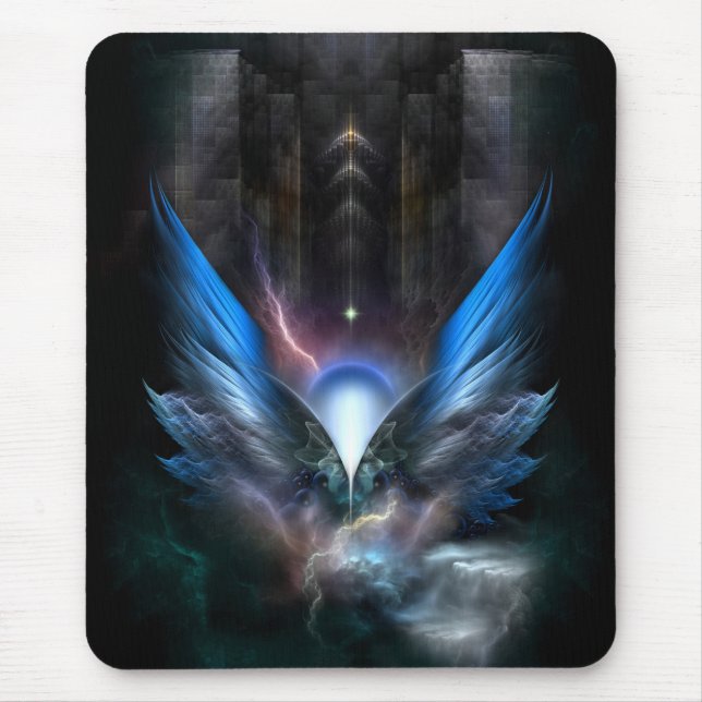 Flügel aus hellem Mousepad (Vorne)