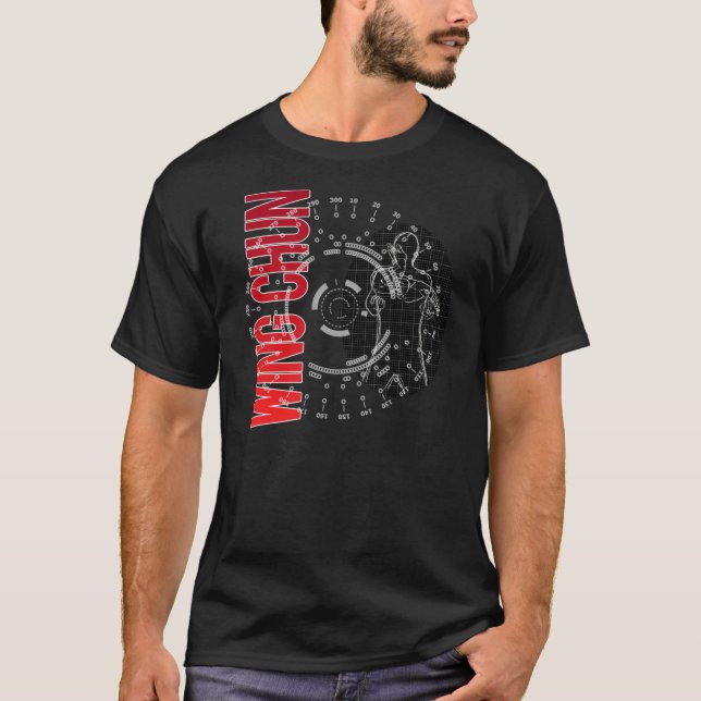 Flügel Chun wissenschaftliche Kampfkunst T-Shirt (Vorderseite)