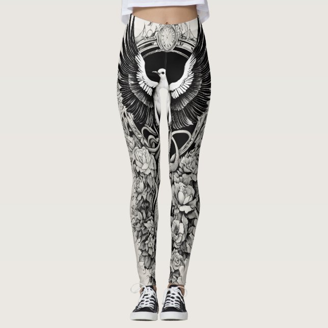 "Flügel der Befreiung" Leggings (Vorderseite)