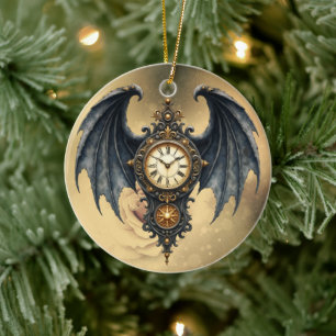 Flügel der Ewigkeit – Der zeitlose Wächter.  Keramik Ornament