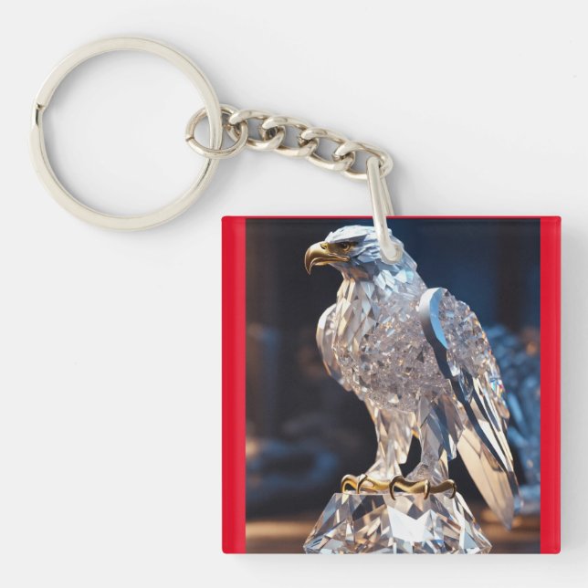 "Flügel der Freiheit: Eagle Edition Schlüsselanhän Schlüsselanhänger (Vorderseite)