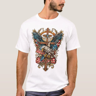 Flügel der Freiheit, wo Glaube und Freiheit aufste T-Shirt
