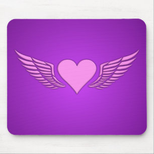 Flügel der Liebe mousepad, anpassen Mousepad