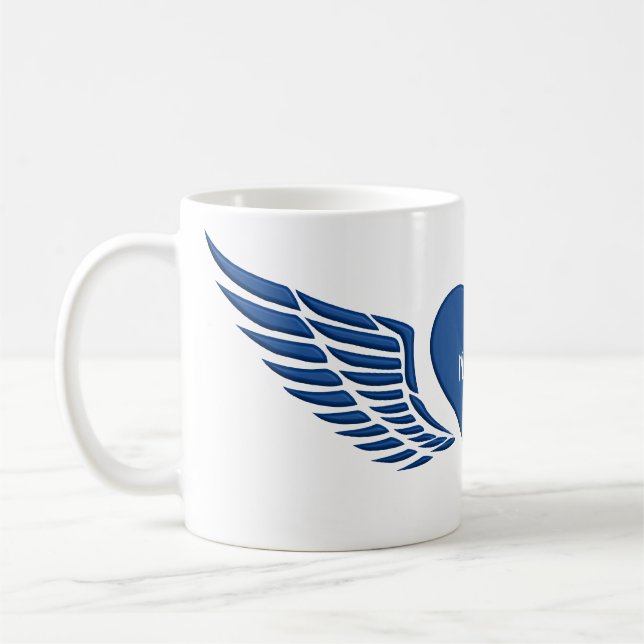Flügel der Liebe Tasse - wählen Sie Stil (Links)
