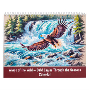 Flügel der Wildnis – Weißkopfseeadler durch die Ja Kalender