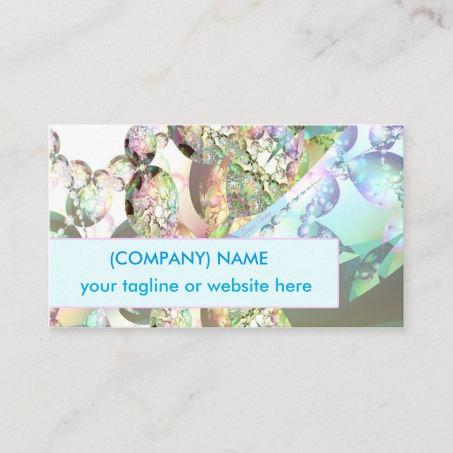 Flügel des Engels-Amethyst abstrakten Visitenkarte (Vorderseite)