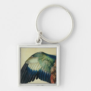Flügel einer blauen Roller, 1512 Schlüsselanhänger