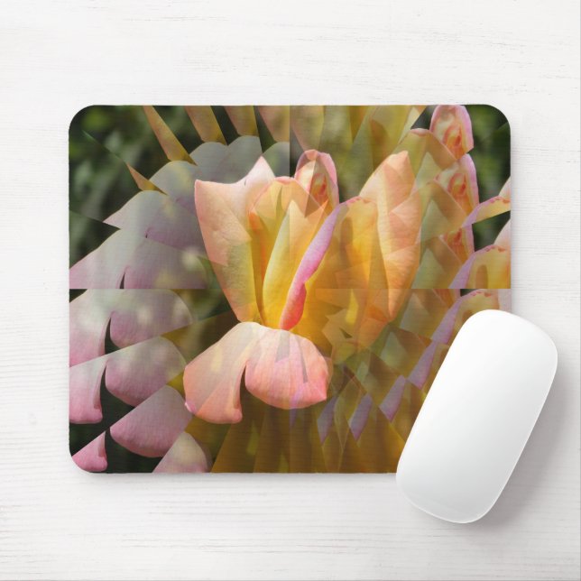 Flügel einer Rose des Friedens...... Mousepad (Mit Mouse)