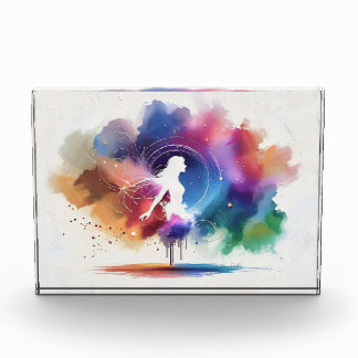 Flügel eines Regenbogens-Souls Fotoblock
