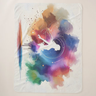 Flügel eines Regenbogens-Souls Sherpadecke