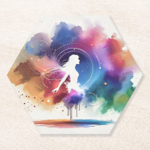 Flügel eines Regenbogens-Souls Untersetzer