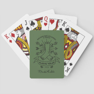 Flügel Frida Kahlos zum zu fliegen Spielkarten