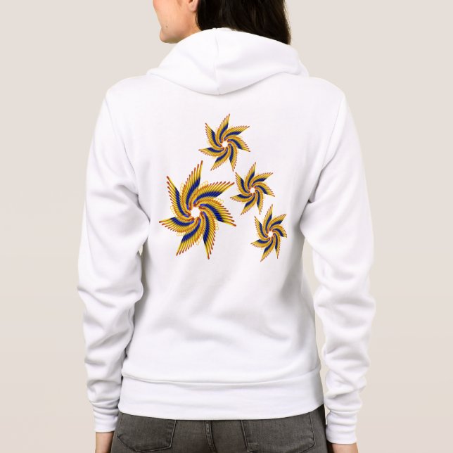 Flügel Hoodie (Rückseite)