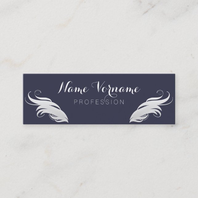 flügel mini visitenkarte (Vorderseite)