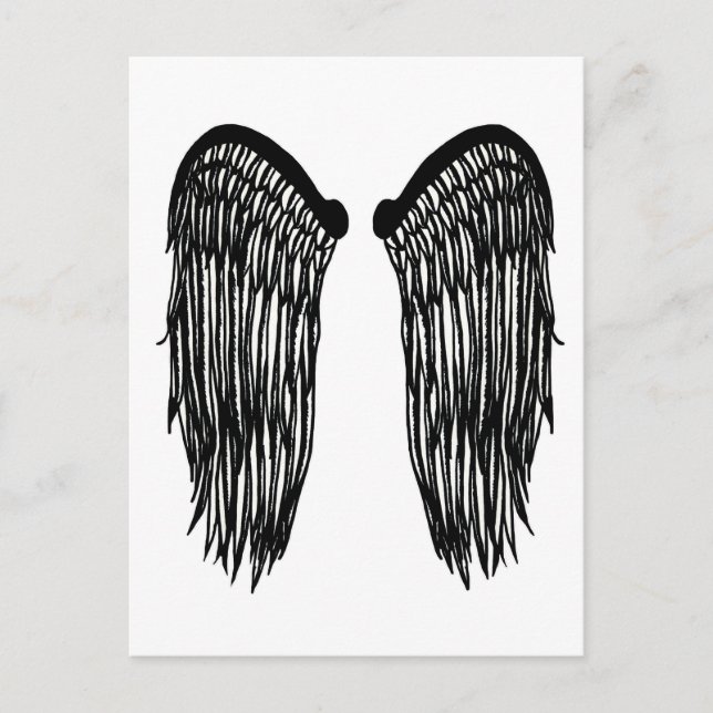 Flügel Postkarte (Vorderseite)