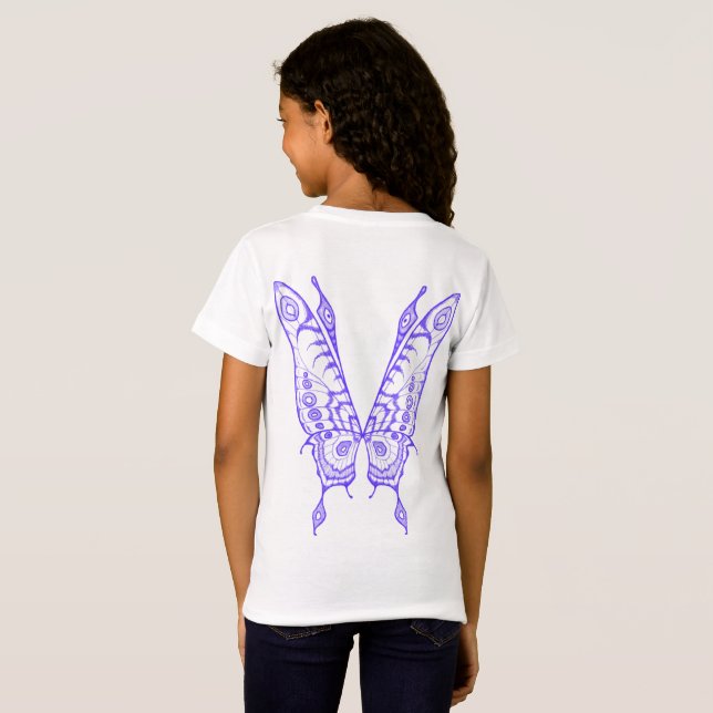 Flügel T-Shirt (Schwarz voll)