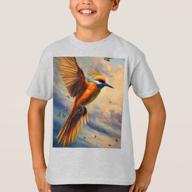 Flügel über den Wind T-Shirt (Vorderseite)