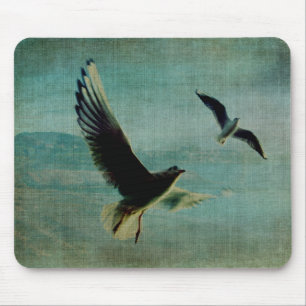 Flügel über der Welt Mousepad