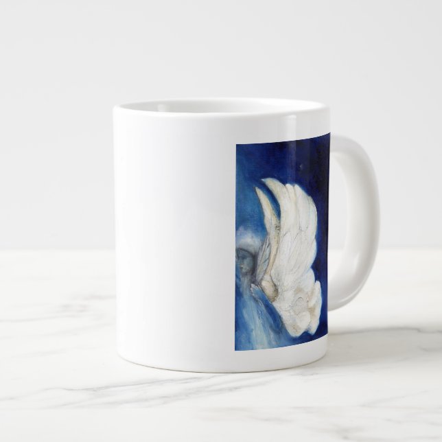 Flügel über London 2013 Jumbo-Tasse (Vorderseite Rechts)