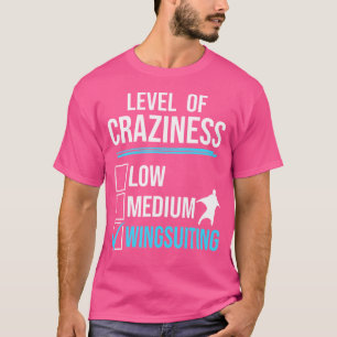 Flügelanzug Fliegengrad Rasiertigkeit Wingsuiting T-Shirt