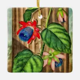Flügeldrachen-Passion-Blume-Tempel der Flora - We Keramikornament