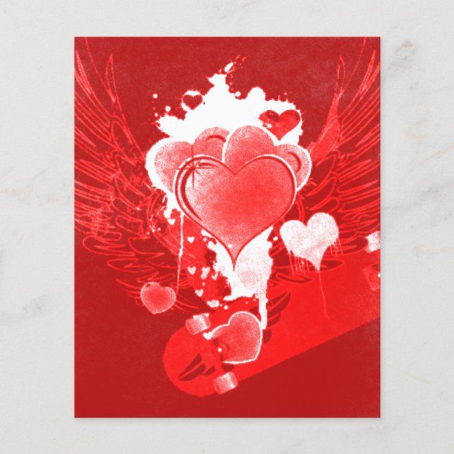 Flügeldrachen und Skateboard Valentinas Flyer (Vorne)
