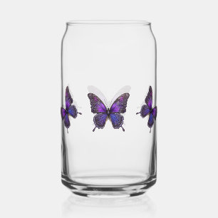 Flügelflügel: Lila Schmetterling Dosenglas