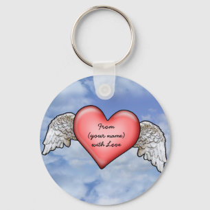 Flügelherz Schlüsselanhänger