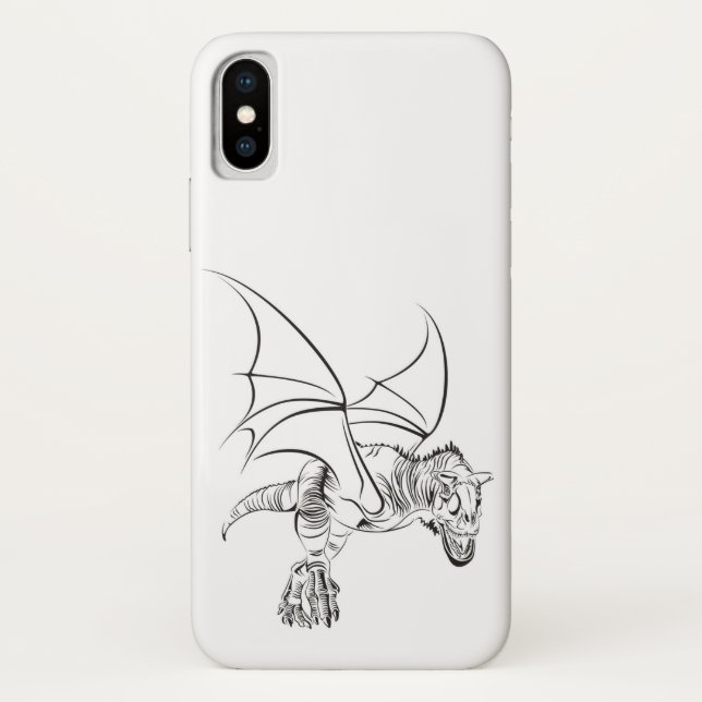 FlügelRaptor/Stamm Case-Mate iPhone Hülle (Rückseite)