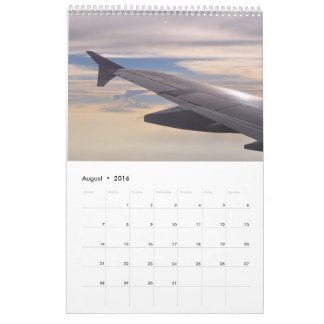 Flügelspitzen: Ansicht vom Flugzeug Kalender