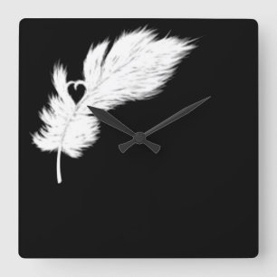 Flügeluhr Quadratische Wanduhr