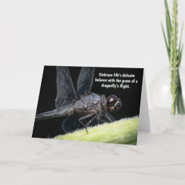 "Flügelweisheit - Die Geschichte der Libellen" Dankeskarte
