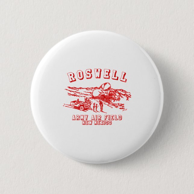Flugfeld der Roswell Army New Mexico _1  Button (Vorderseite)