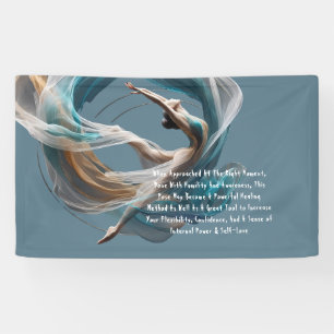 Flugflieger-Yoga-Lehrer Pilates-Fitness Banner