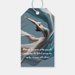 Flugflieger-Yoga-Lehrer Pilates-Fitness Geschenkanhänger