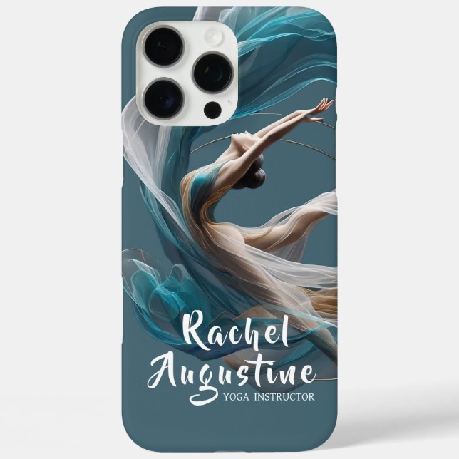 Flugflieger-Yoga-Lehrer Pilates-Fitness iPhone 16 Pro Max Hülle (Rückseite)