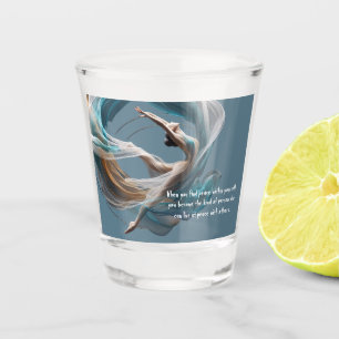 Flugflieger-Yoga-Lehrer Pilates-Fitness Schnapsglas