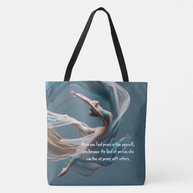 Flugflieger-Yoga-Lehrer Pilates-Fitness Tasche (Vorderseite)